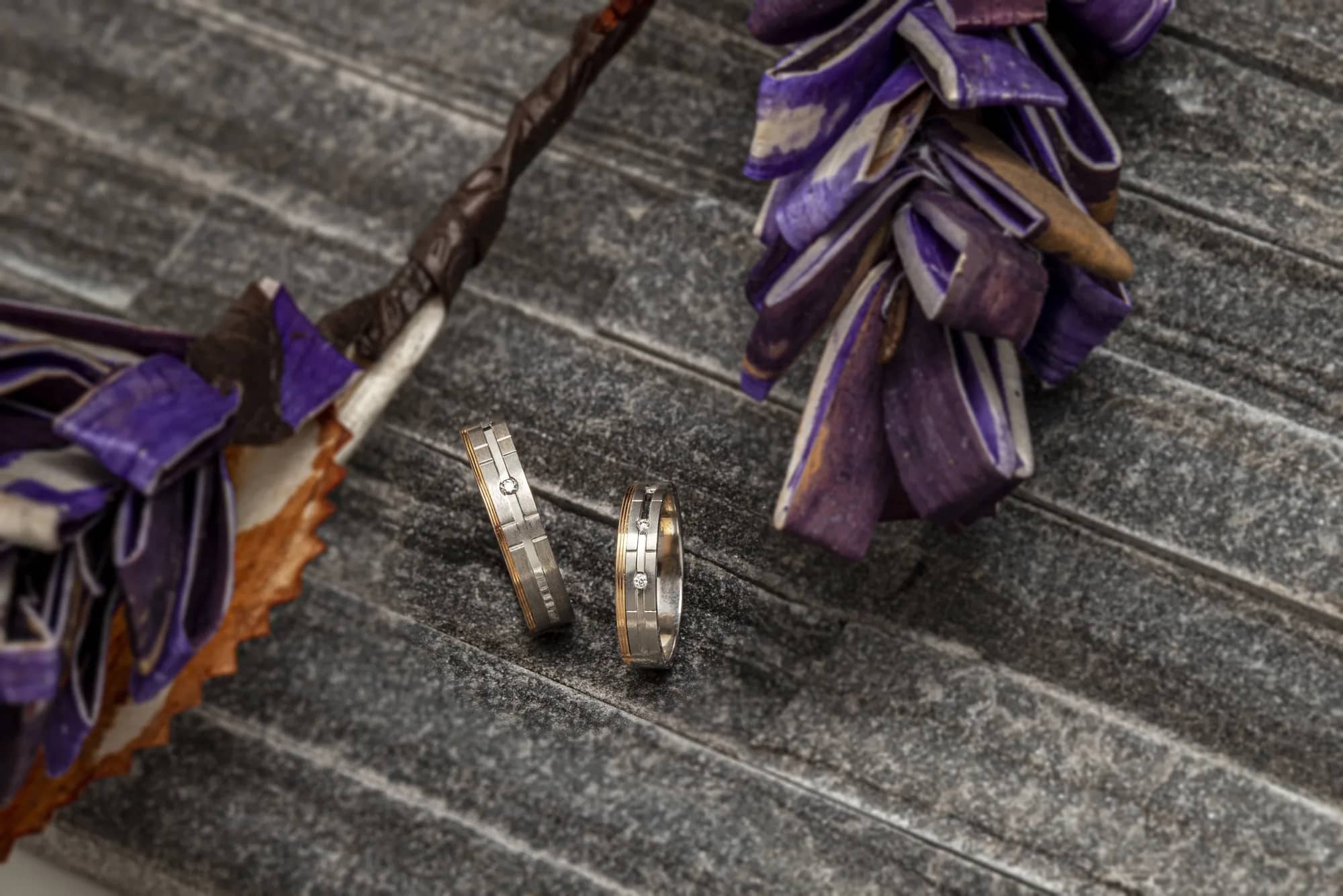 Platinum couple bands, second pair — Platinum Couple Bands