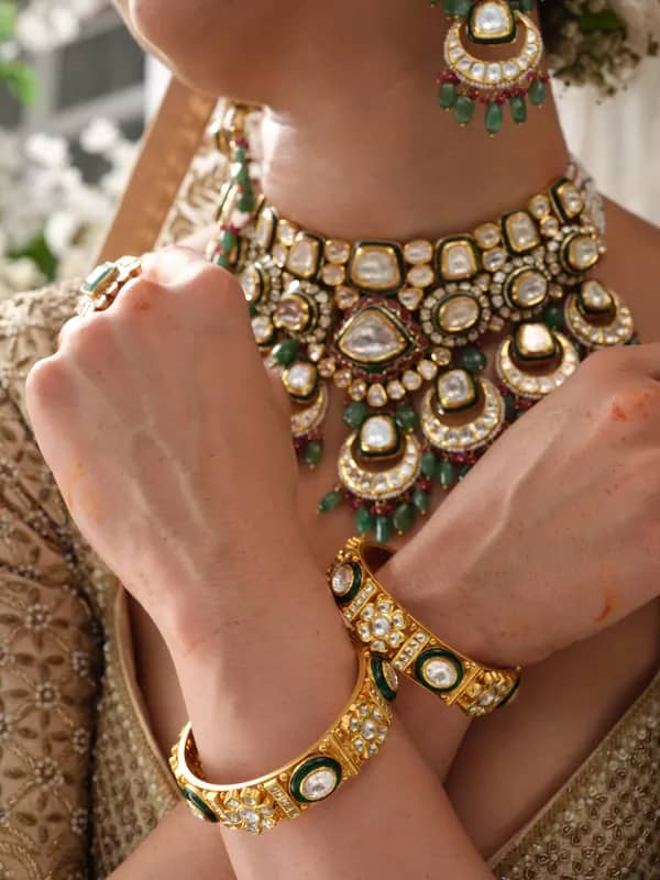 Polki bangles