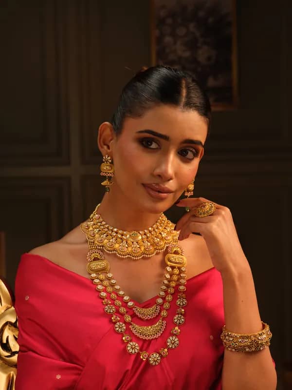 Layered rani haar