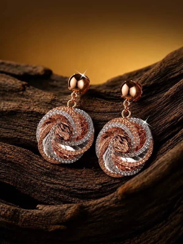 Swirl earrings — Rosette